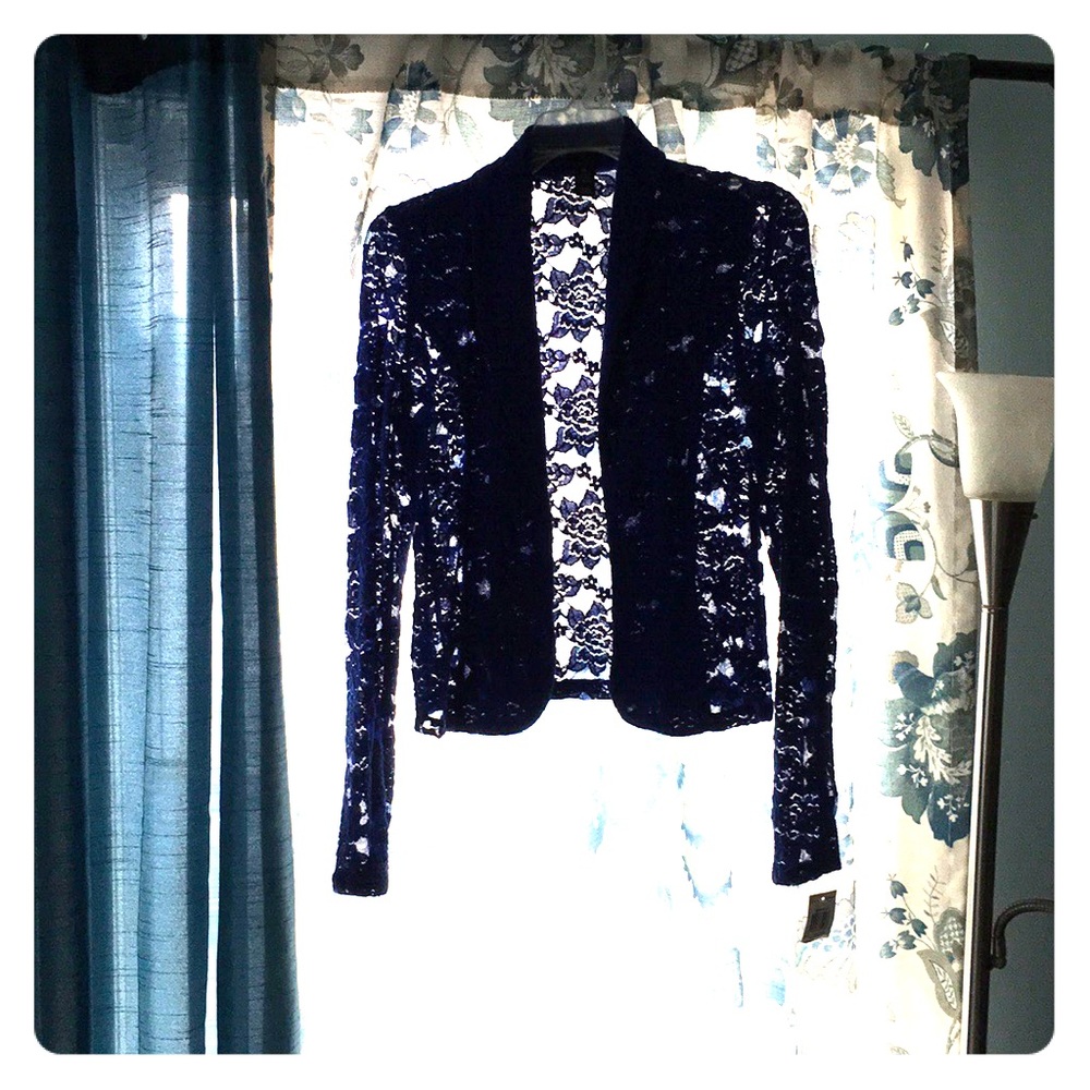 Long sleeve lace cardigan